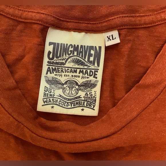 Jungmaven orange Tee. Perfect condition, XL - Picture 2 of 5
